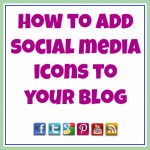 How to Add Social Media Icons to a Blog