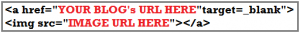 how to create a blog button